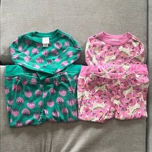 Hanna Andersson Long John Pajama Set Size 3T